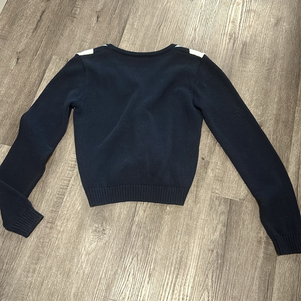 Brandy Melville women’s v-neck argyle cardigan - Picture 4 of 4